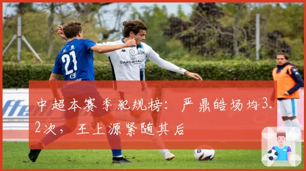 中超本赛季犯规榜:严鼎皓场均3.2次,王上源紧随其后